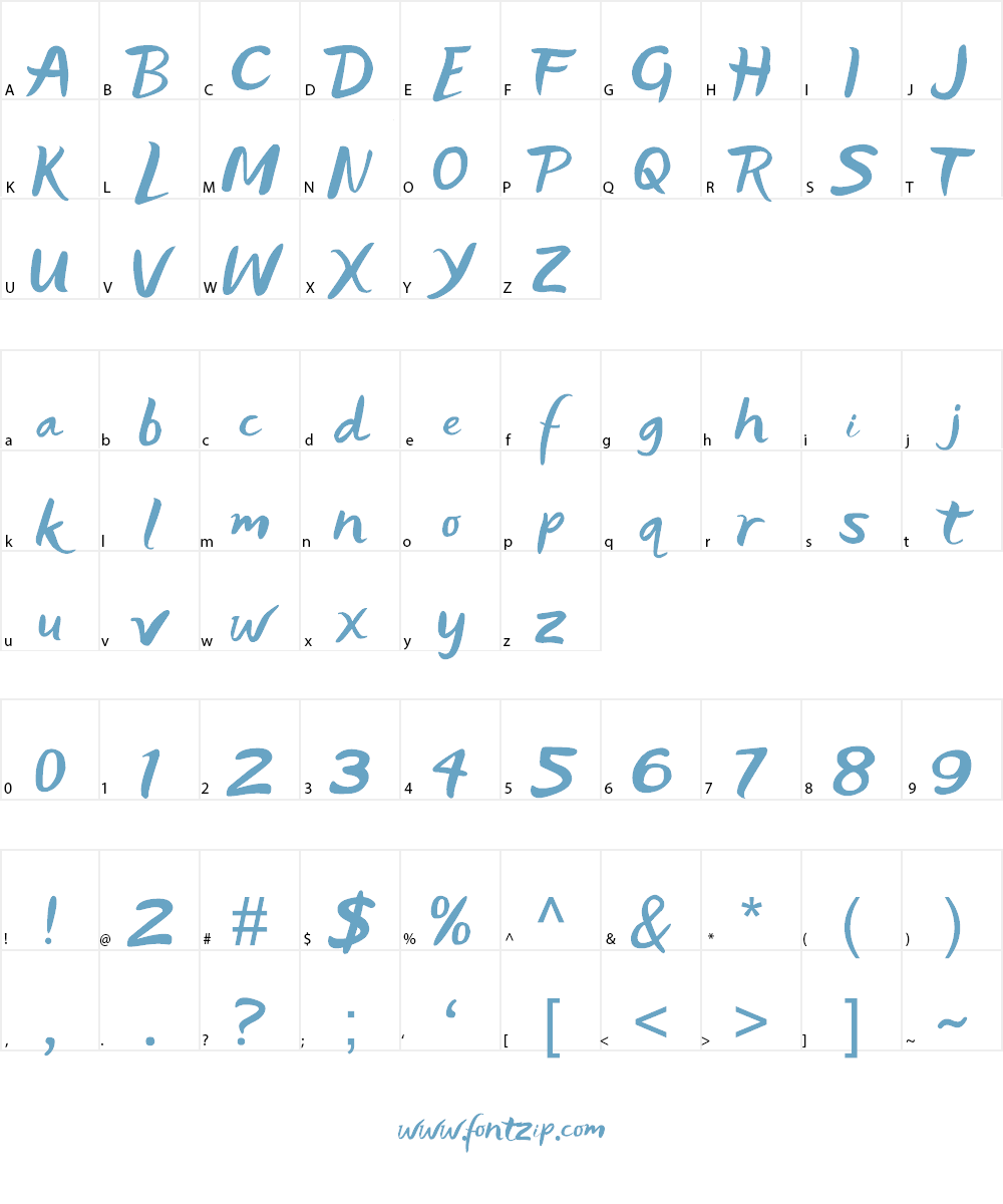 Lifelogo Easy Font Character
